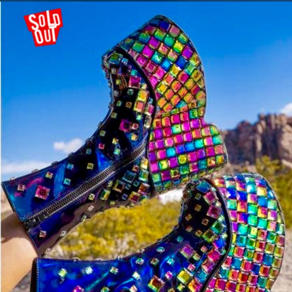 TETRADISKO PLATFORM GEM BOOTS